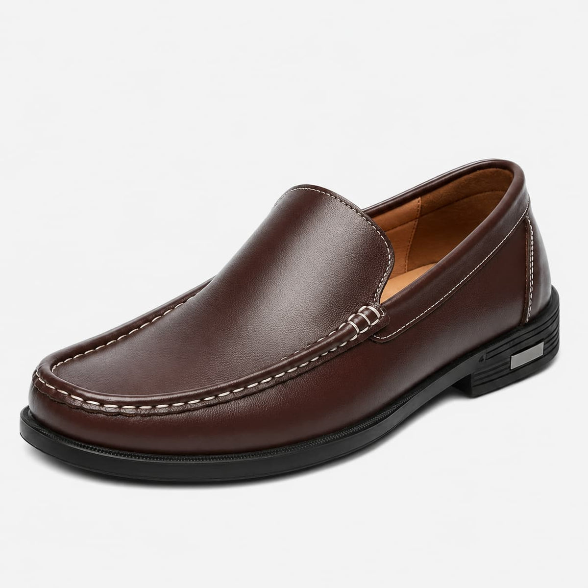 Alberto Mocassins en Cuir Semelle Caoutchouc Durable Chaussures Habillées Slip-On