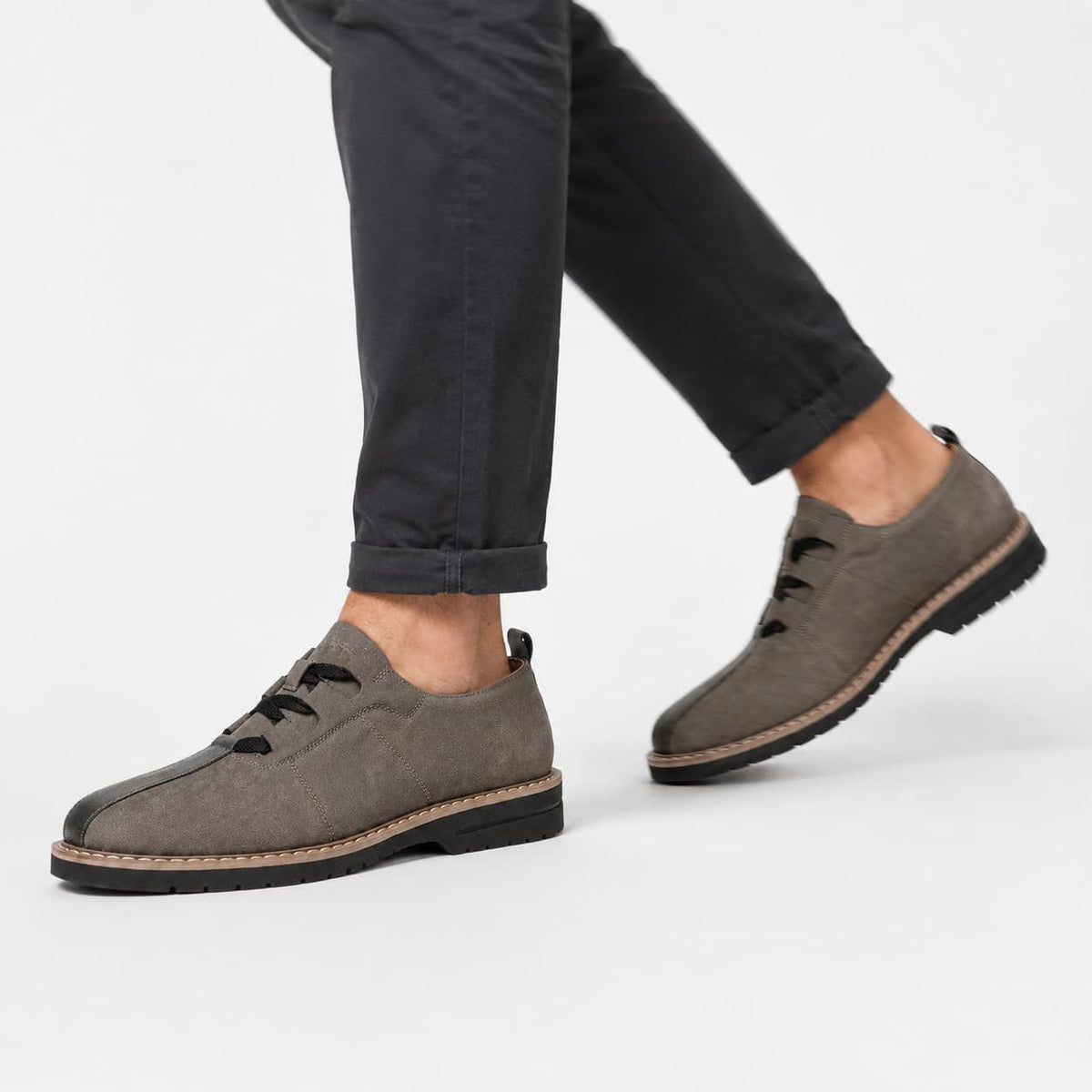 André Chaussures en Daim Robustes Sneakers Oxford Casual Premium
