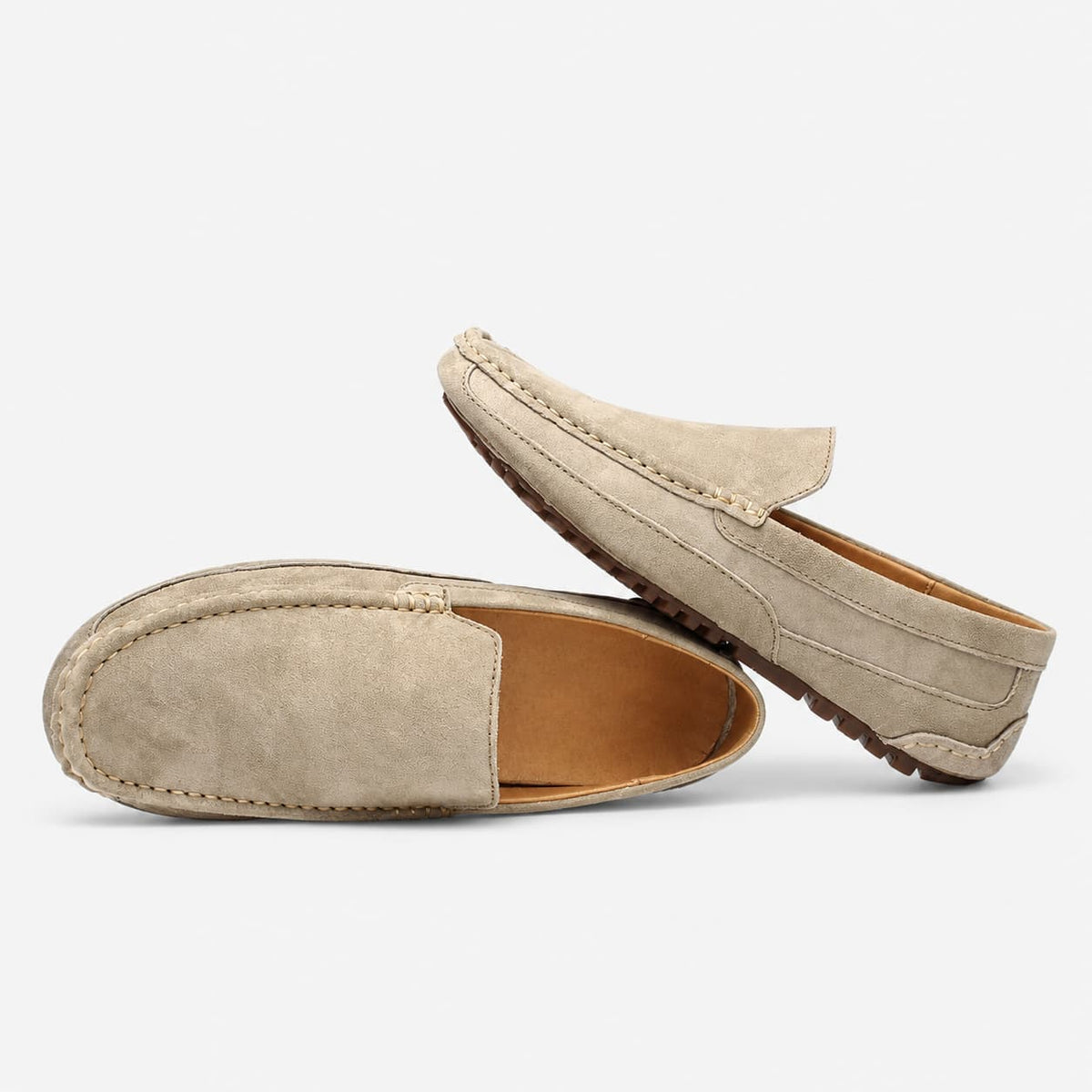Mocassins Classiques En Cuir Véritable Respirants