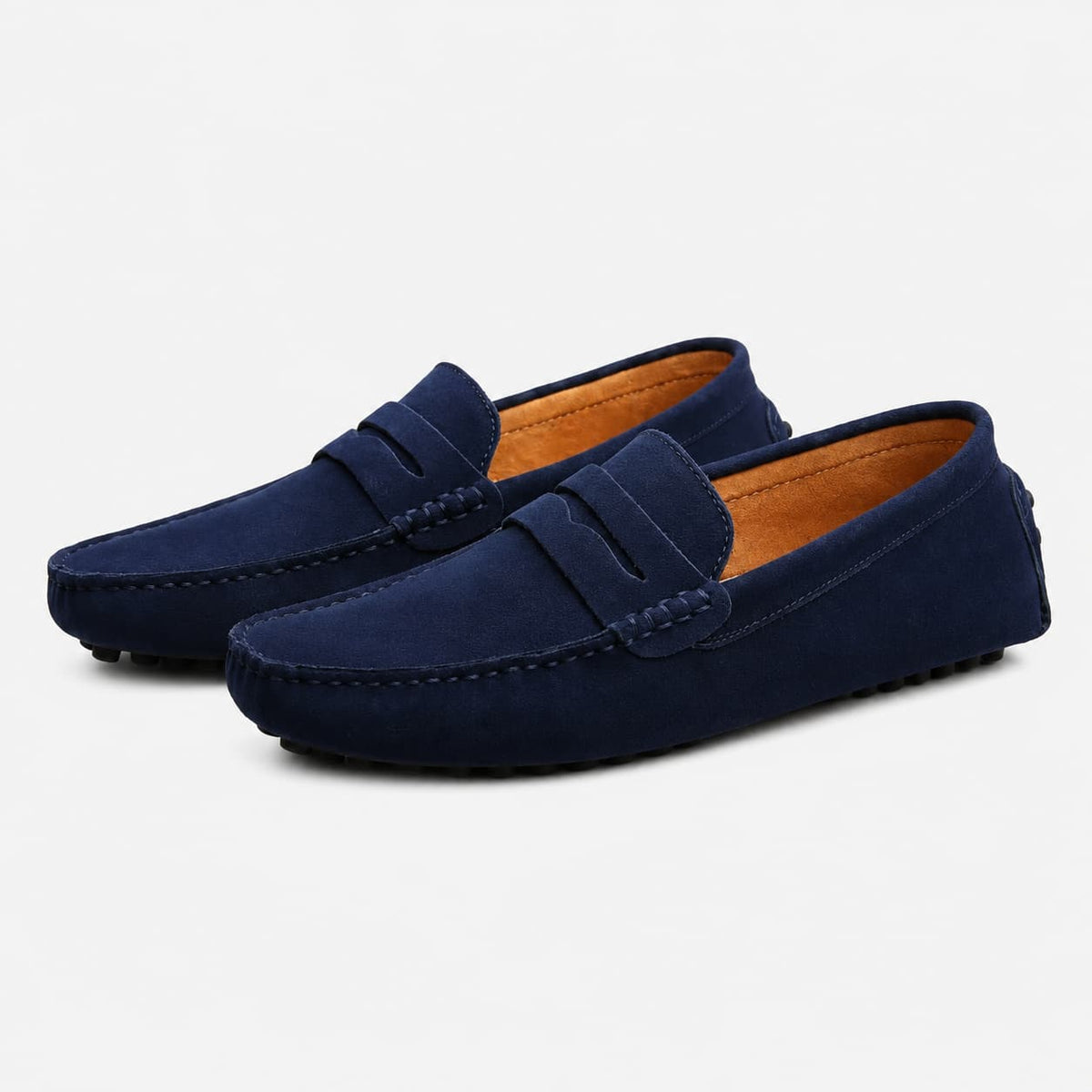 Mathieu Mocassins en Daim Slip-On Chaussures Confort Stabilité Casual