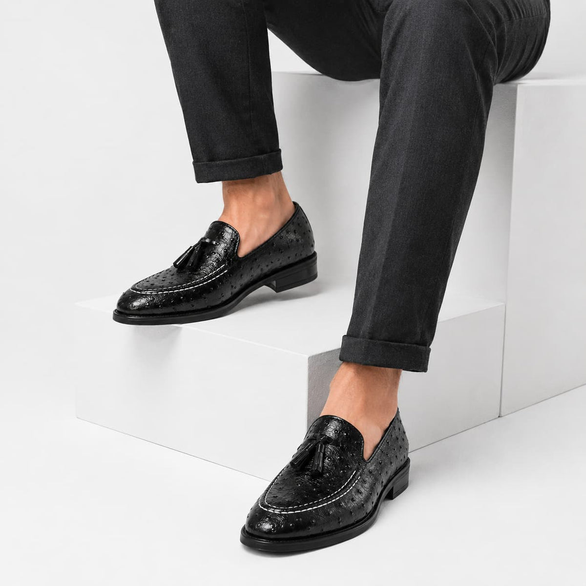 Mocassins À Gland Ornés De Détails Élégants Pour Hommes