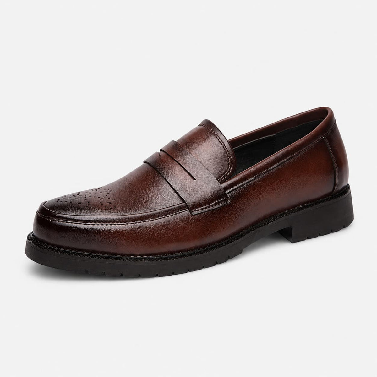 Mocassins Habillés En Cuir Véritable Pour Homme