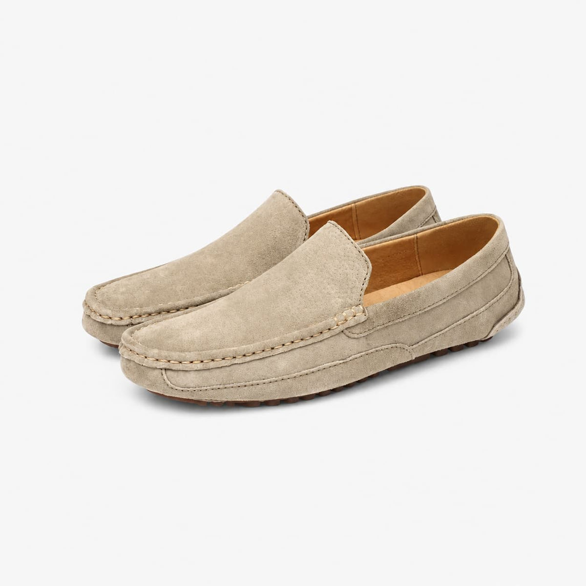 Mocassins Classiques En Cuir Véritable Respirants