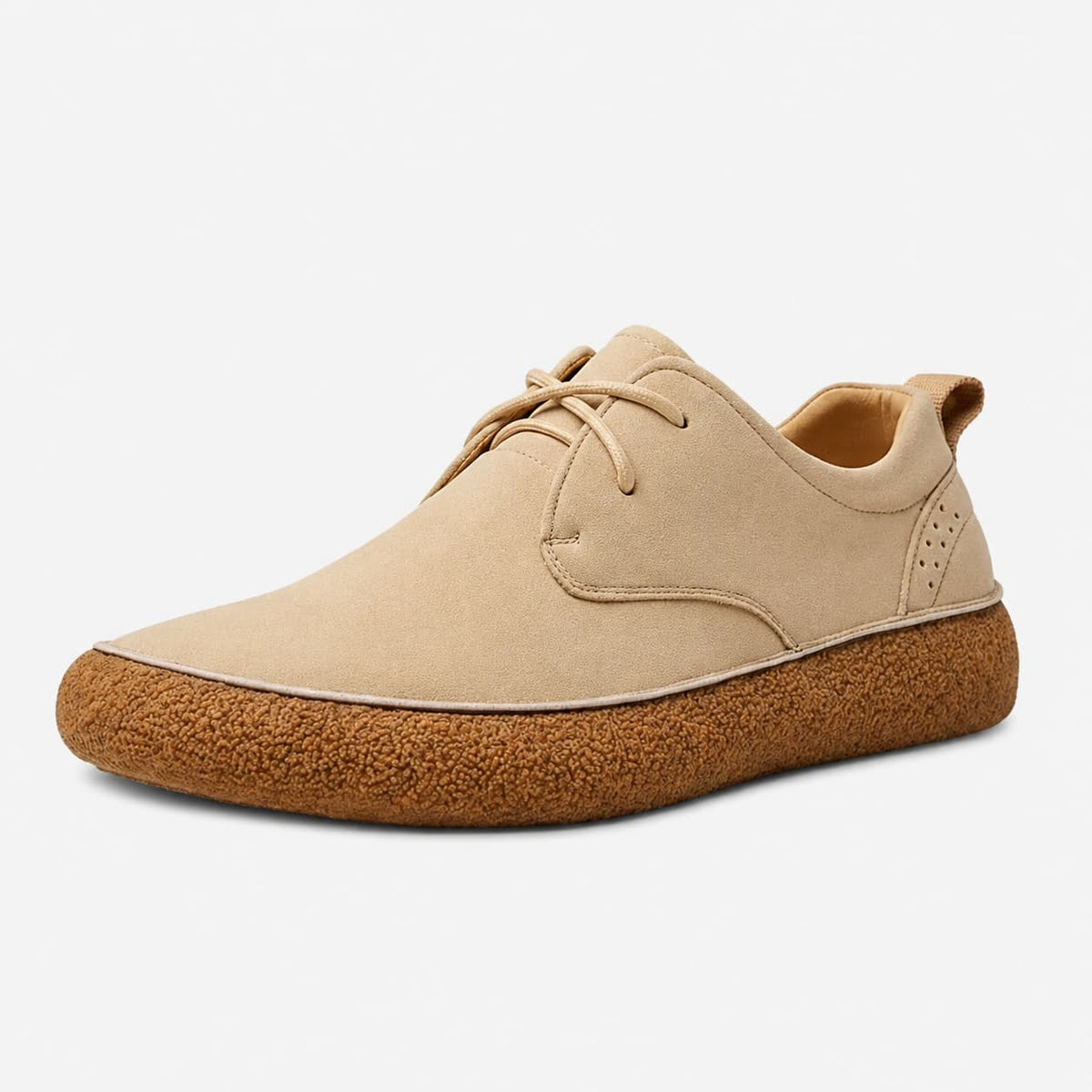 Bristol Chaussures en Daim Premium Confort Souple Semelle Caoutchouc Flexible