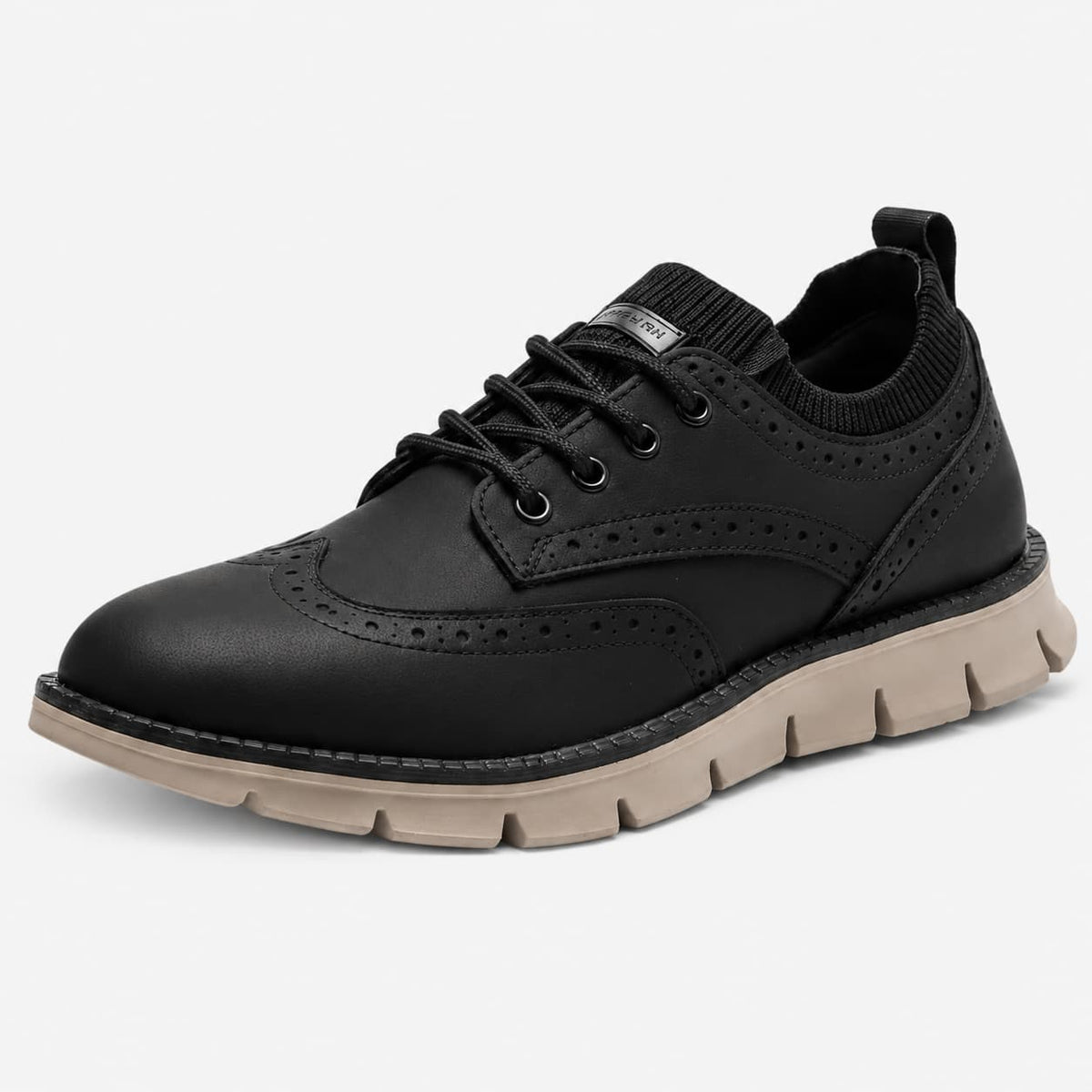 Louis Baskets en Daim Premium Style Brogue Casual Chic et Respirant