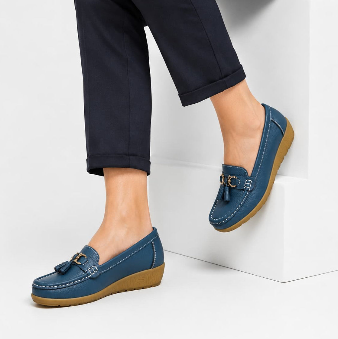 Mocassins À Glands À Inspiration Bateau Pour Femme