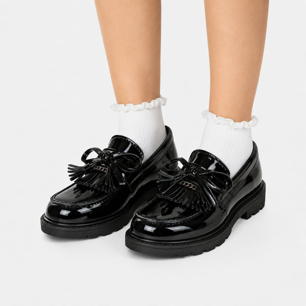 Mocassin Style Britannique Pour Filles