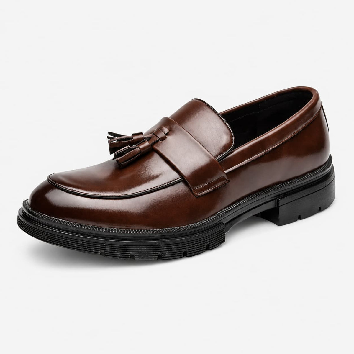 Mocassins Habillés À Glands En Cuir Véritable Pour Homme