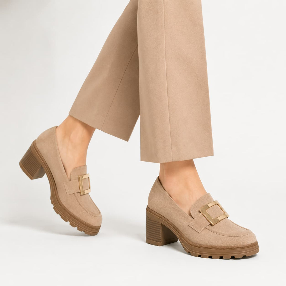 Mocassins À Talons Hauts Pour Femmes