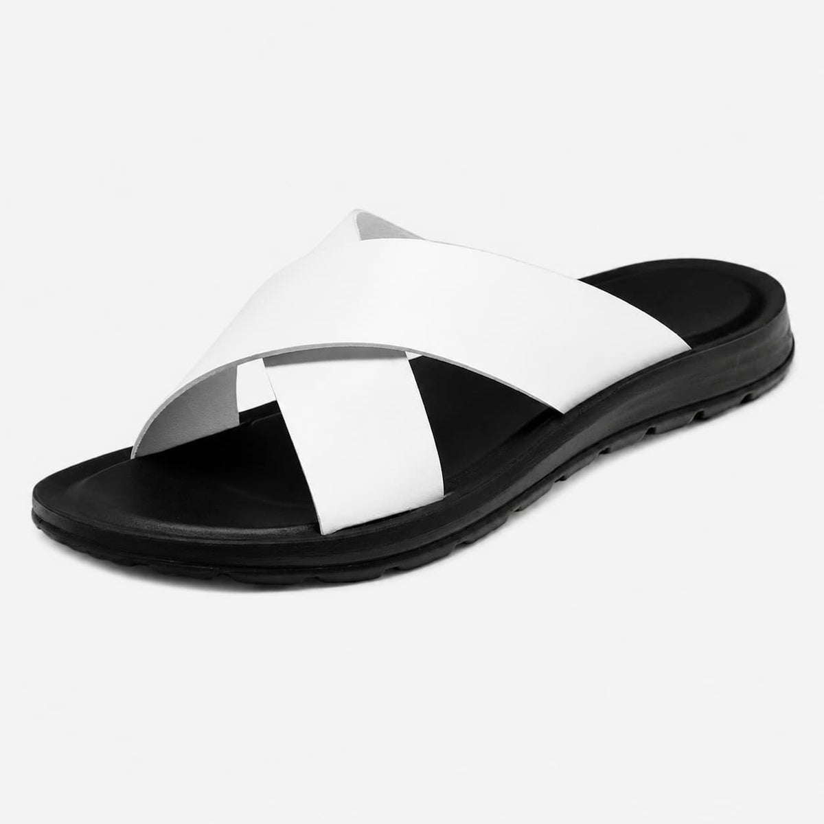 Alessio Sandales en Cuir Slip-On Semelle Antidérapante Confort Estival Premium