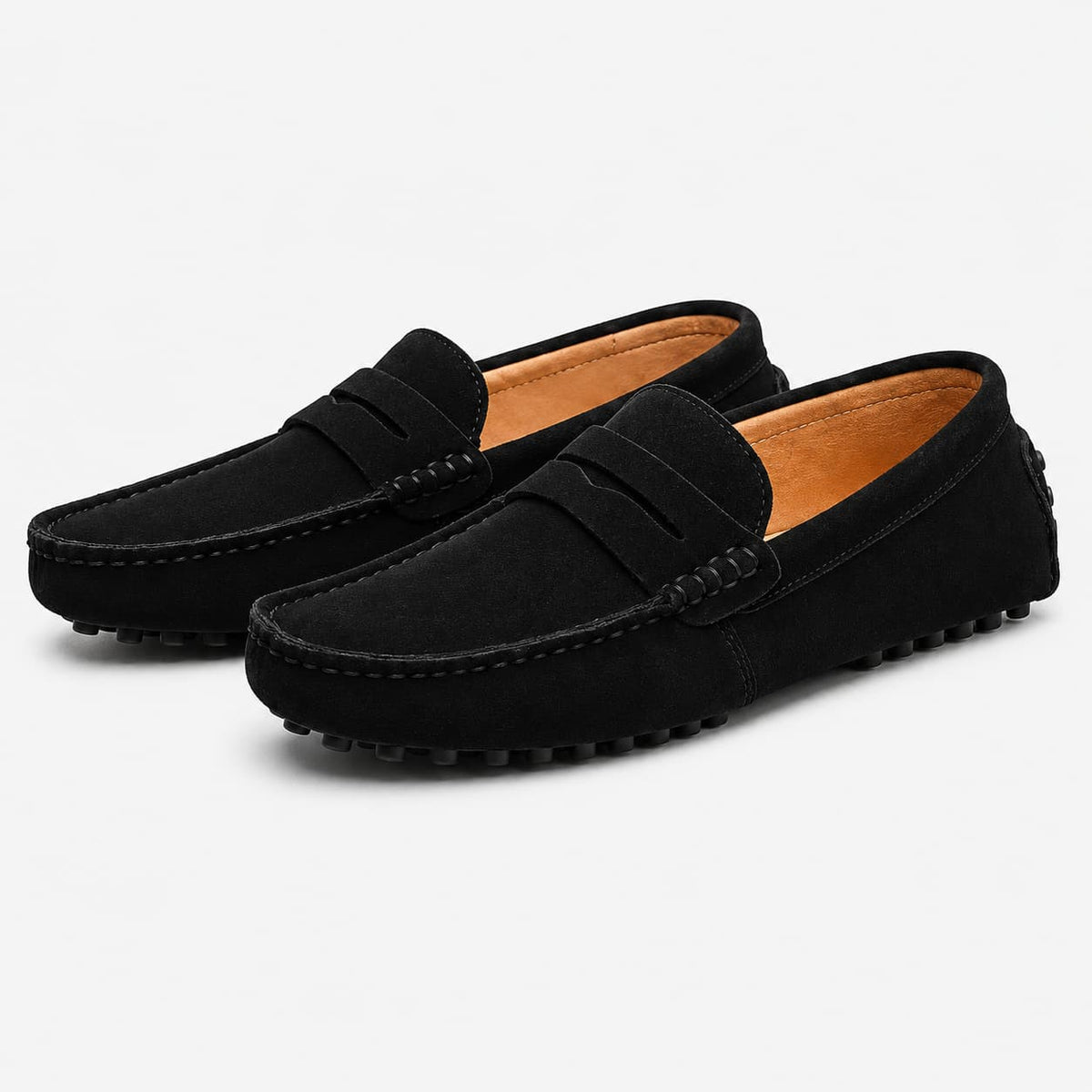 Mathieu Mocassins en Daim Slip-On Chaussures Confort Stabilité Casual