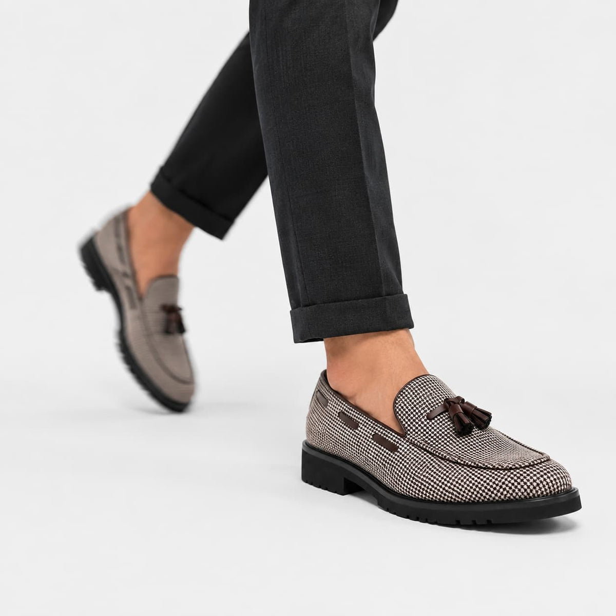 Mocassins À Gland Type Bateau Pour Homme