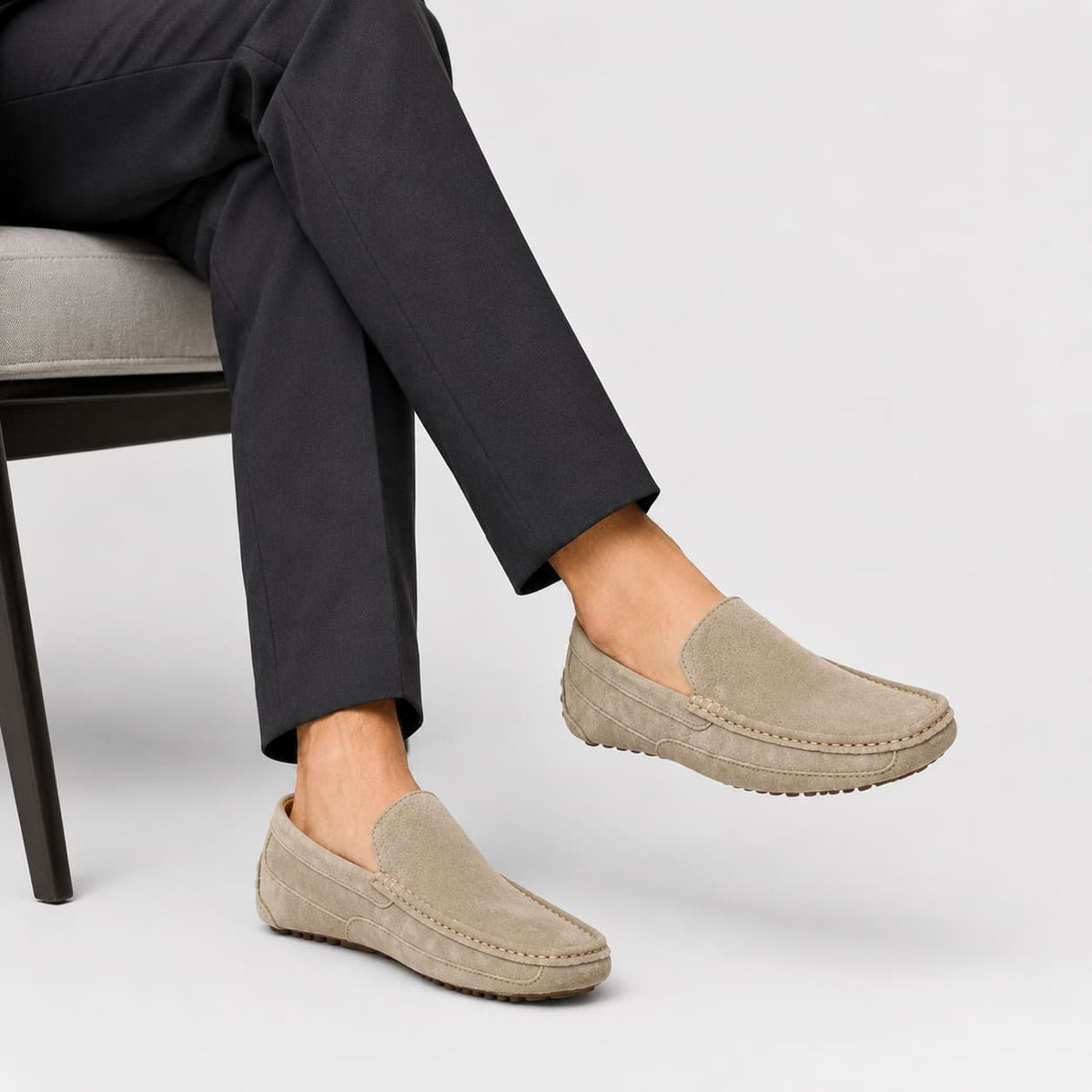 Mocassins Classiques En Cuir Véritable Respirants