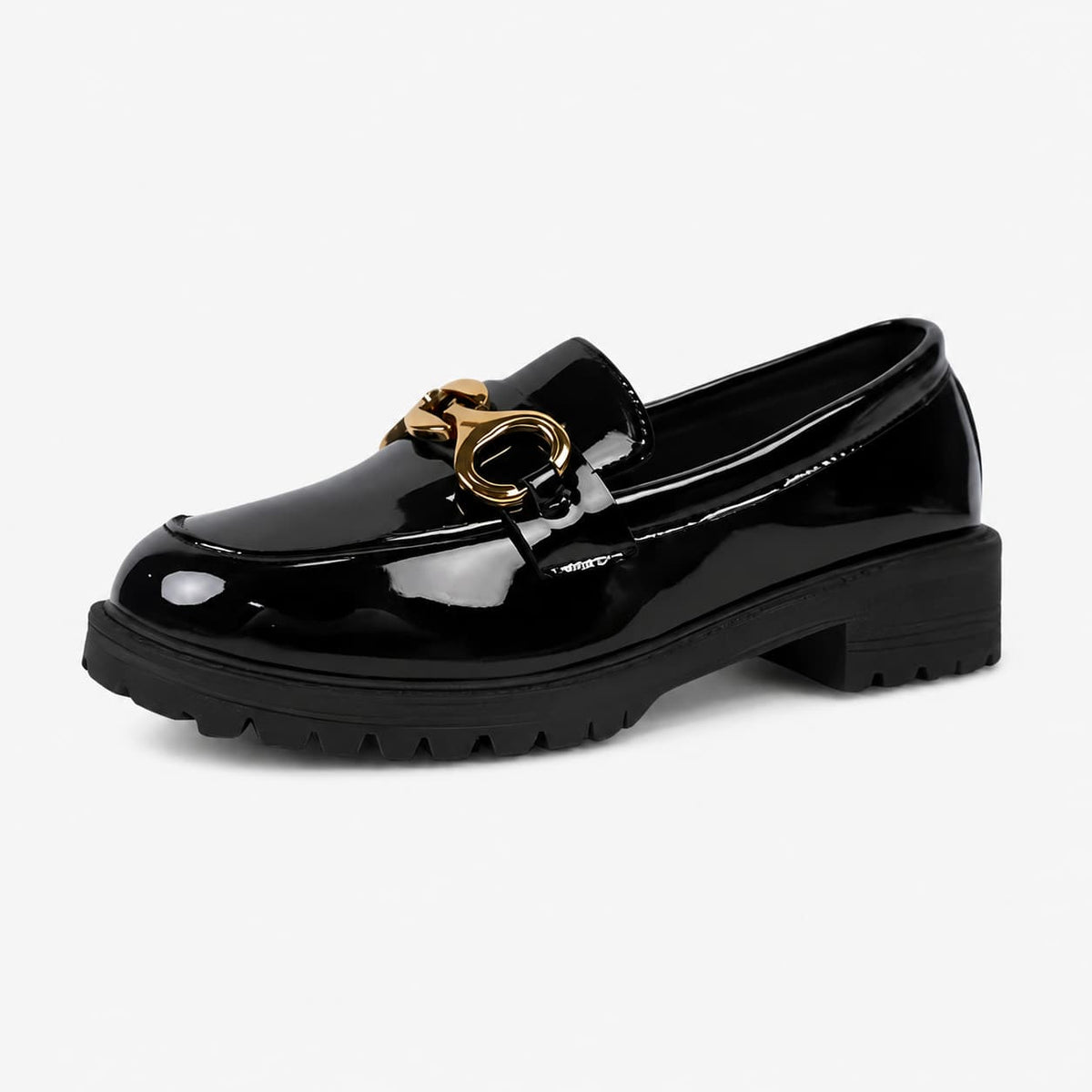 Mocassins À Plateforme De Style Britannique Pour Femme