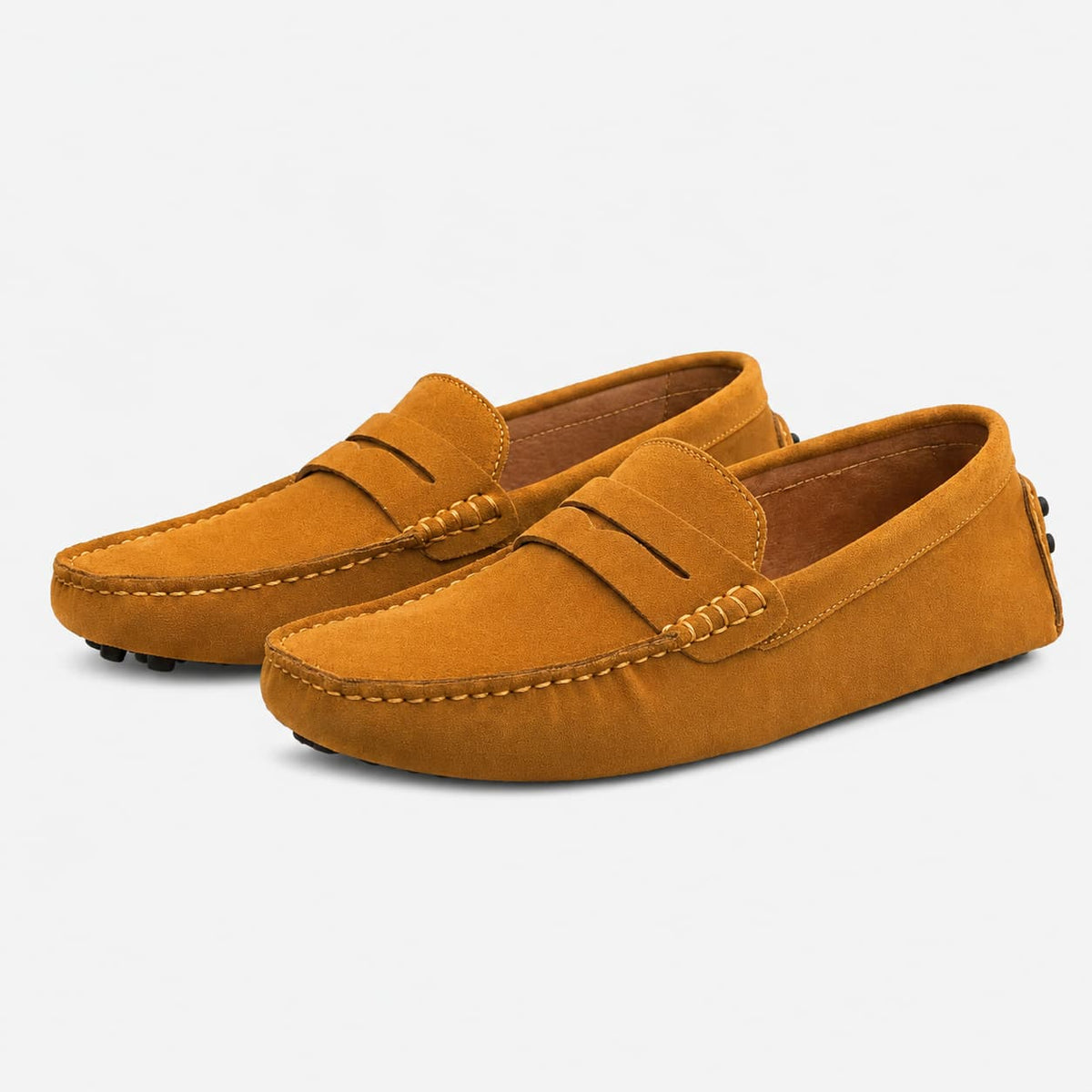 Mathieu Mocassins en Daim Slip-On Chaussures Confort Stabilité Casual