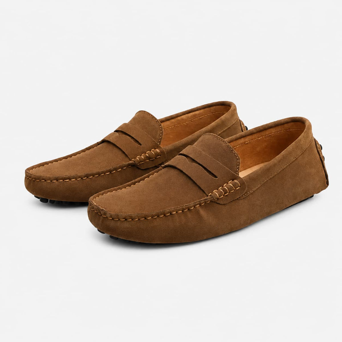 Mathieu Mocassins en Daim Slip-On Chaussures Confort Stabilité Casual