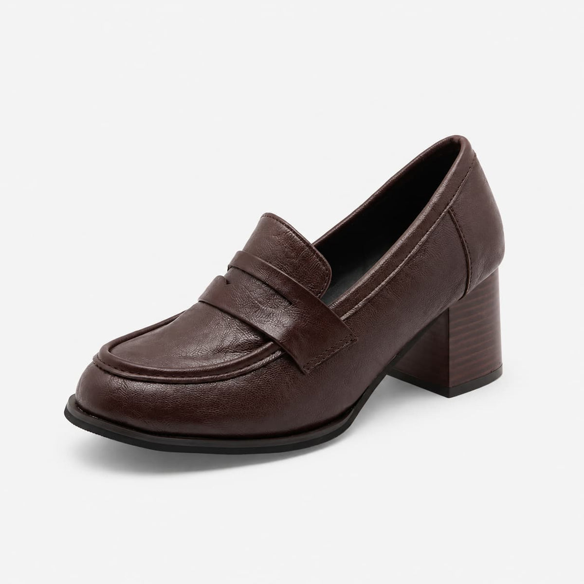 Mocassin À Talons 8cm Pour Femmes