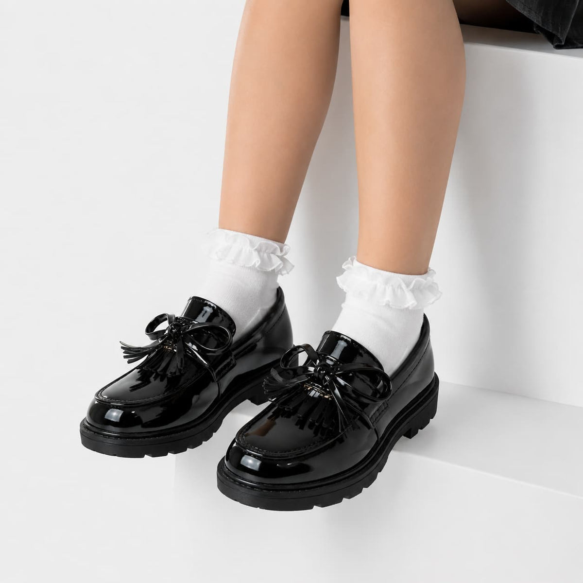 Mocassin Style Britannique Pour Filles