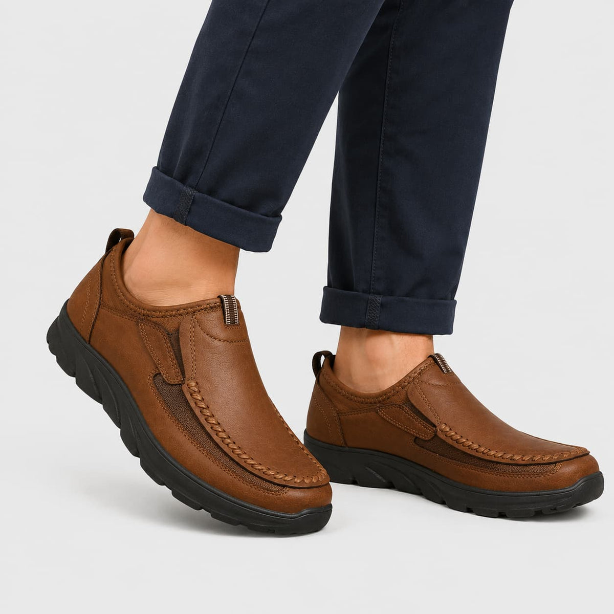 Mocassins Orthopédiques de Marche Pour Homme